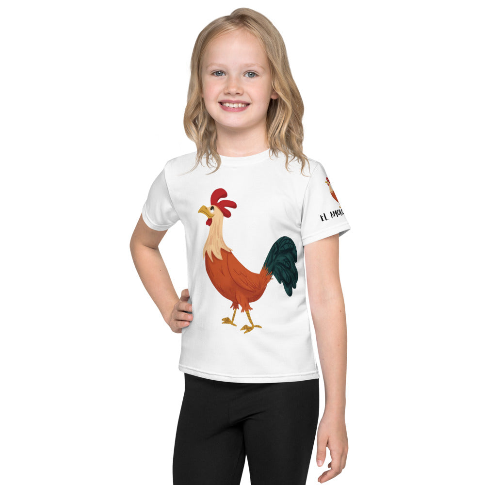 El Amoroso Cutico Gallito Kids crew neck t-shirt