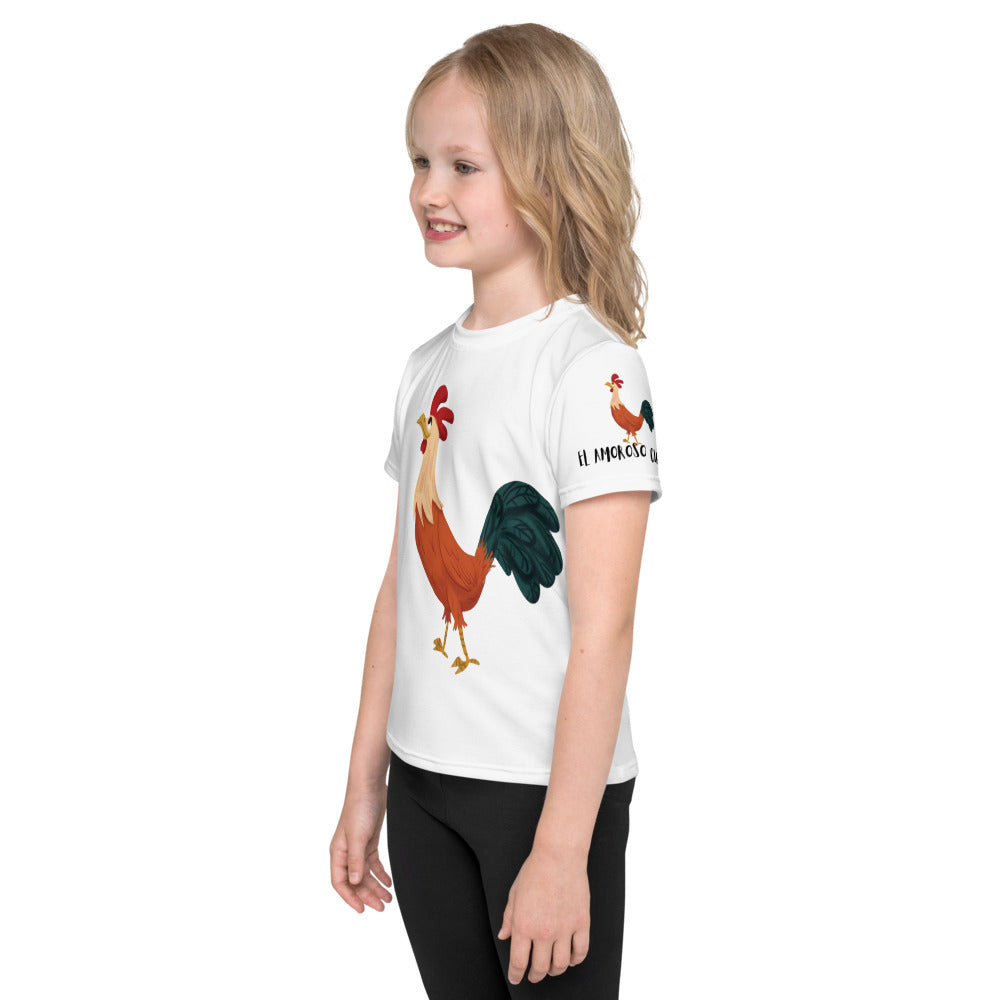 El Amoroso Cutico Gallito Kids crew neck t-shirt