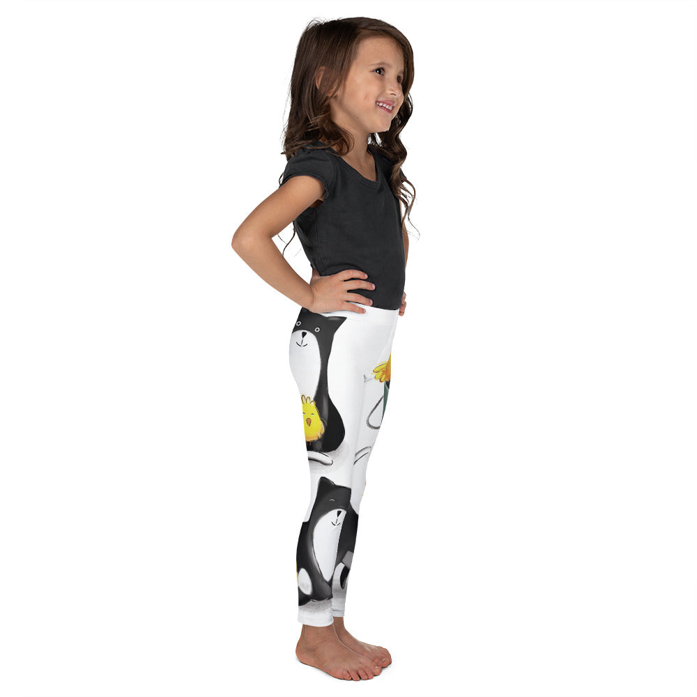 Kitty and Baby Chick-Toddler Leggings