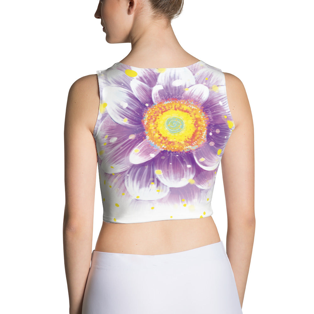 Women's Flower Power  Crop Top