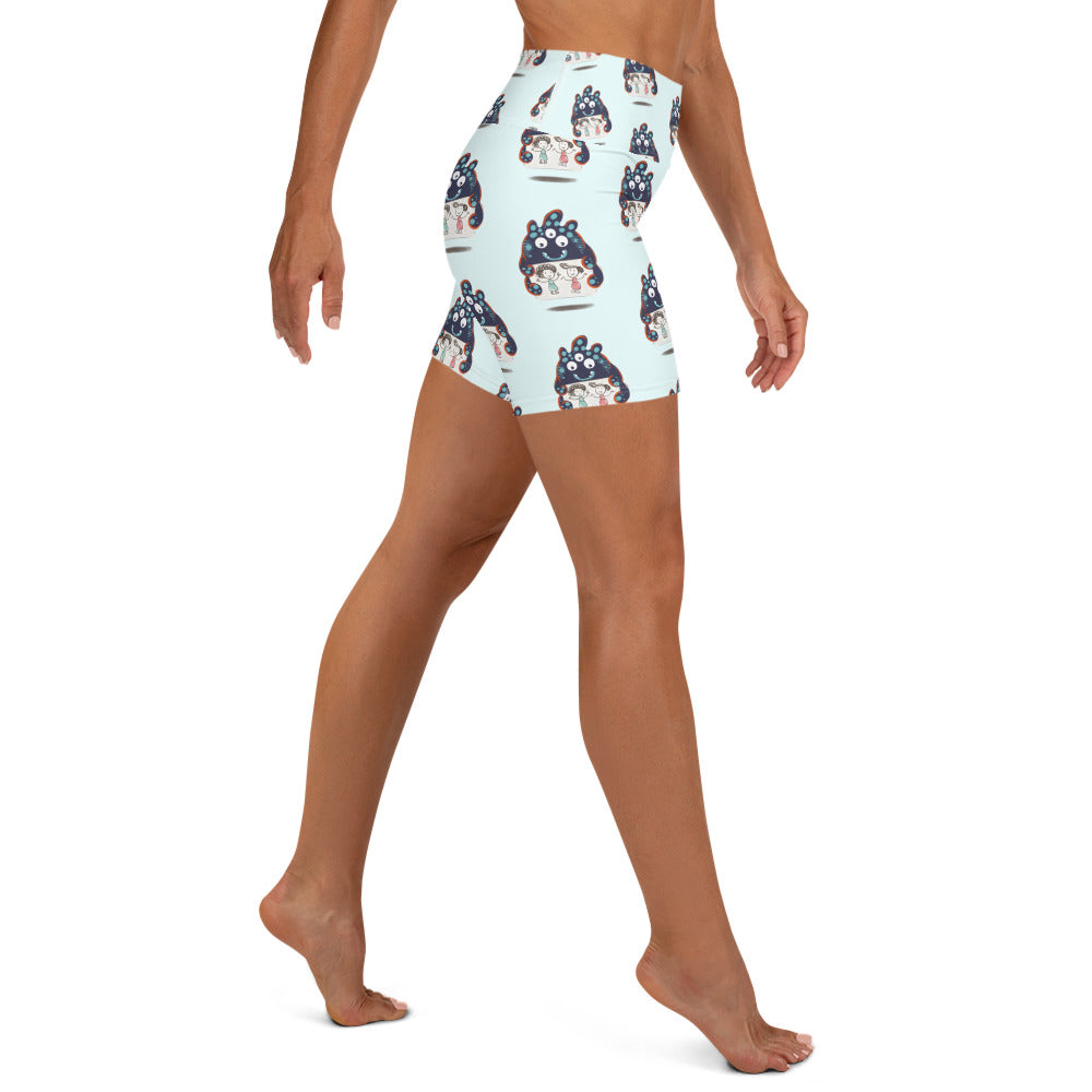 Bedtime Monsters Yoga Shorts