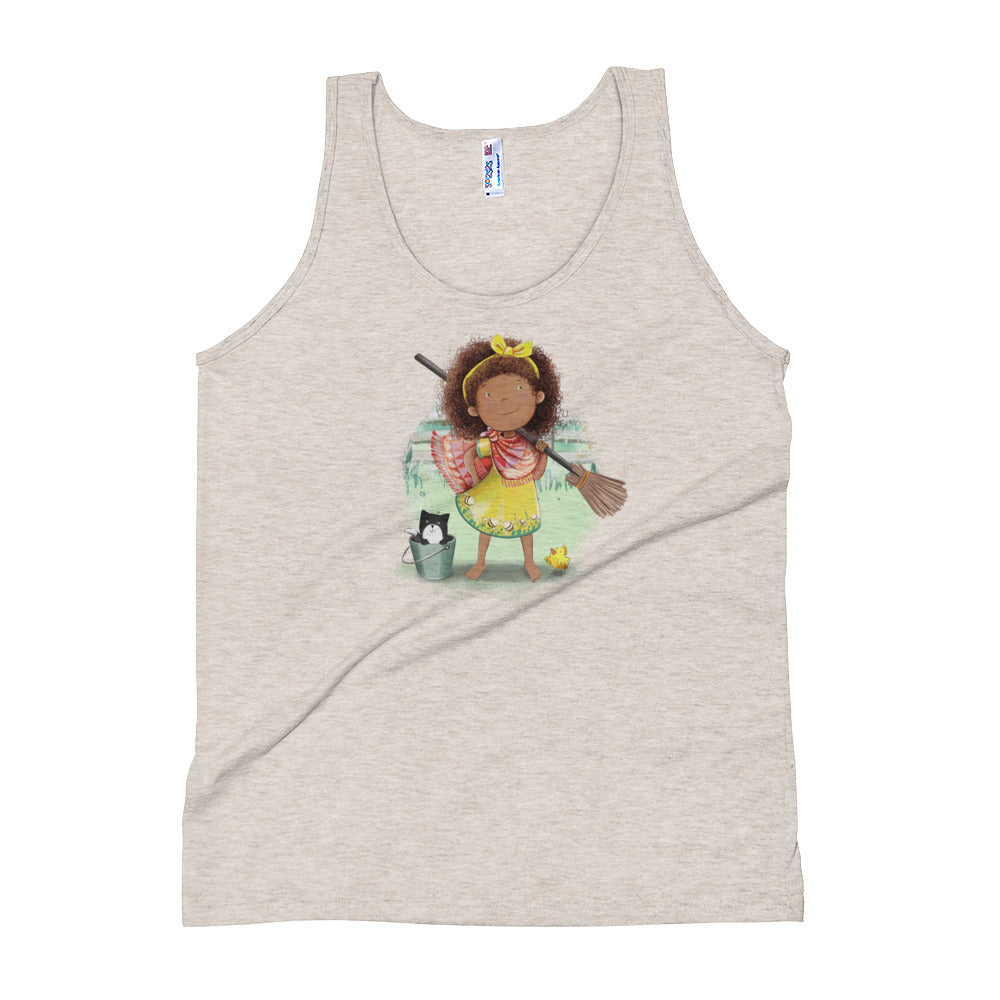 Women's Pequeña María/ Little María Super Helper Tri-Blend Tank