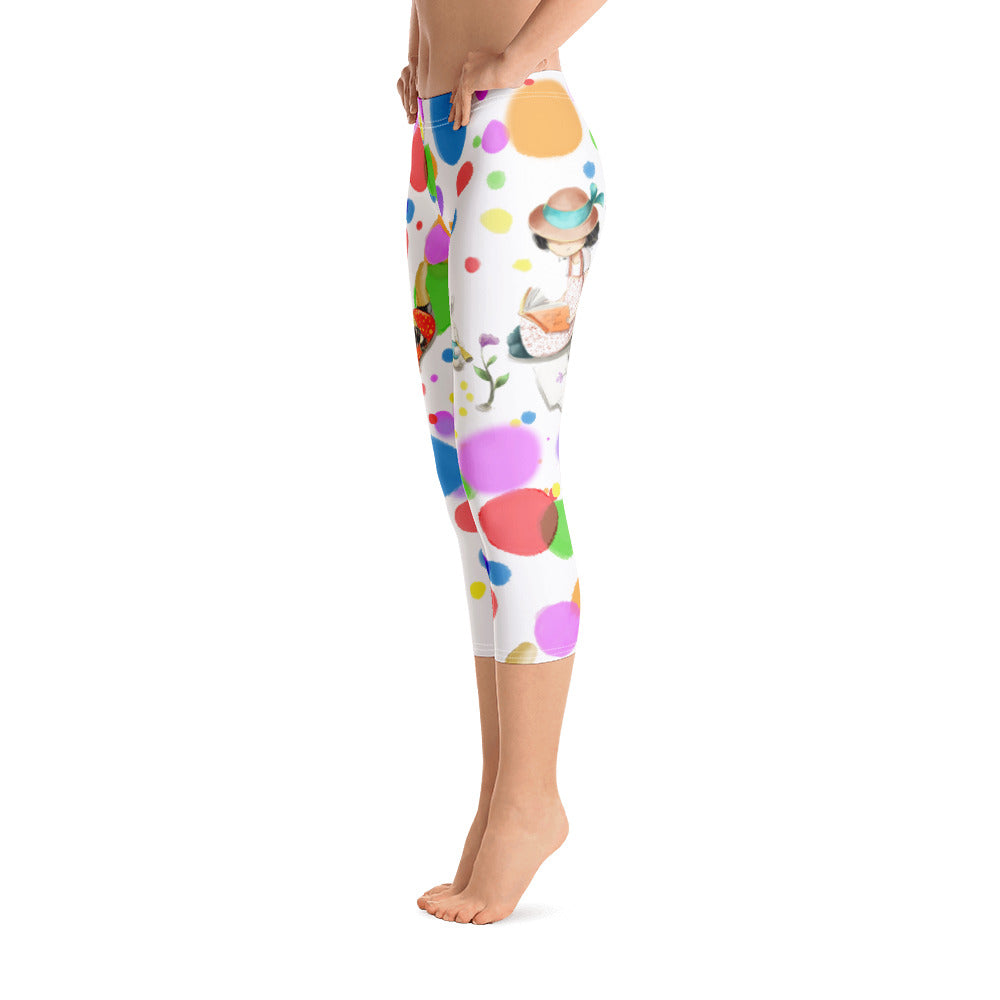 Women's Bubble Capri Leggings