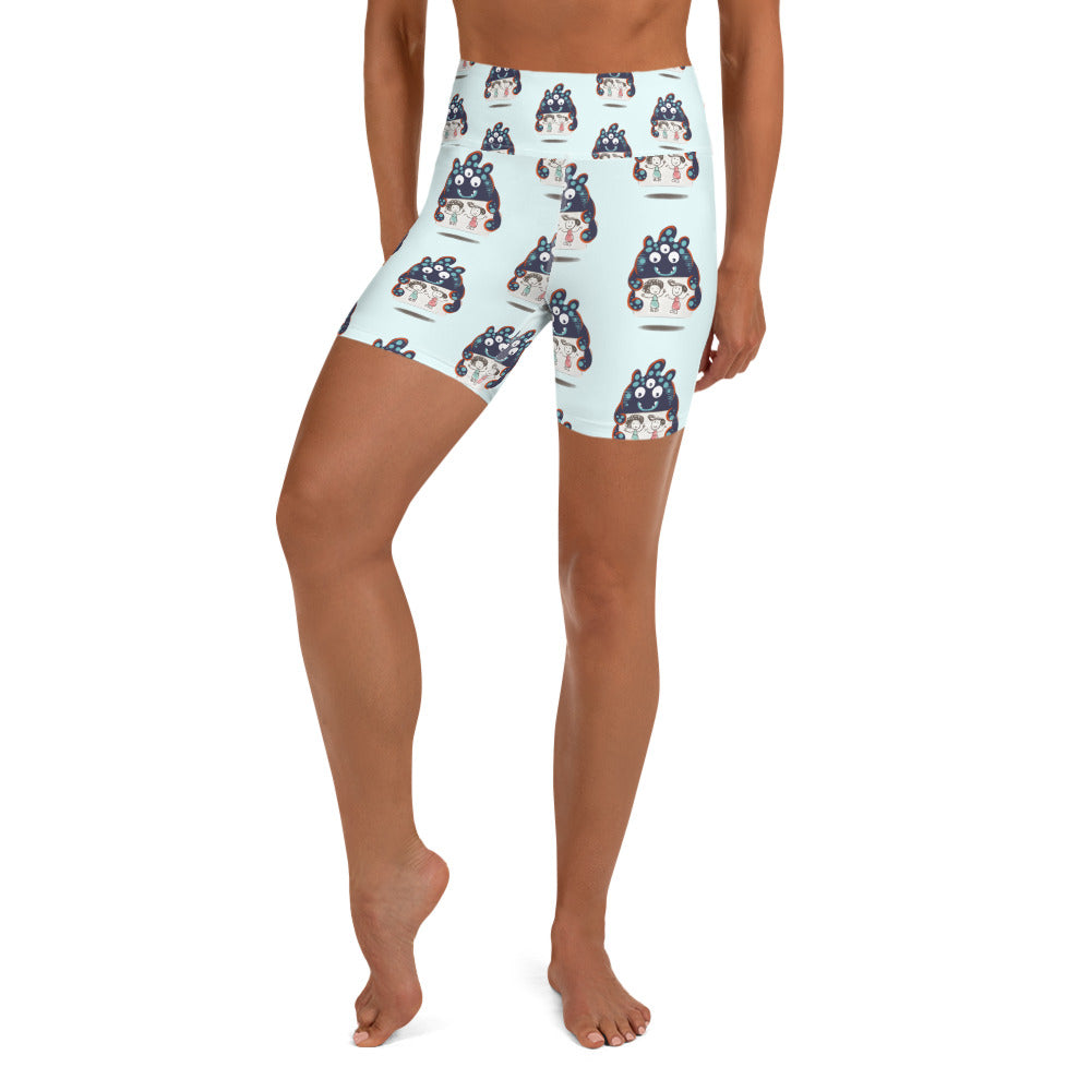 Bedtime Monsters Yoga Shorts