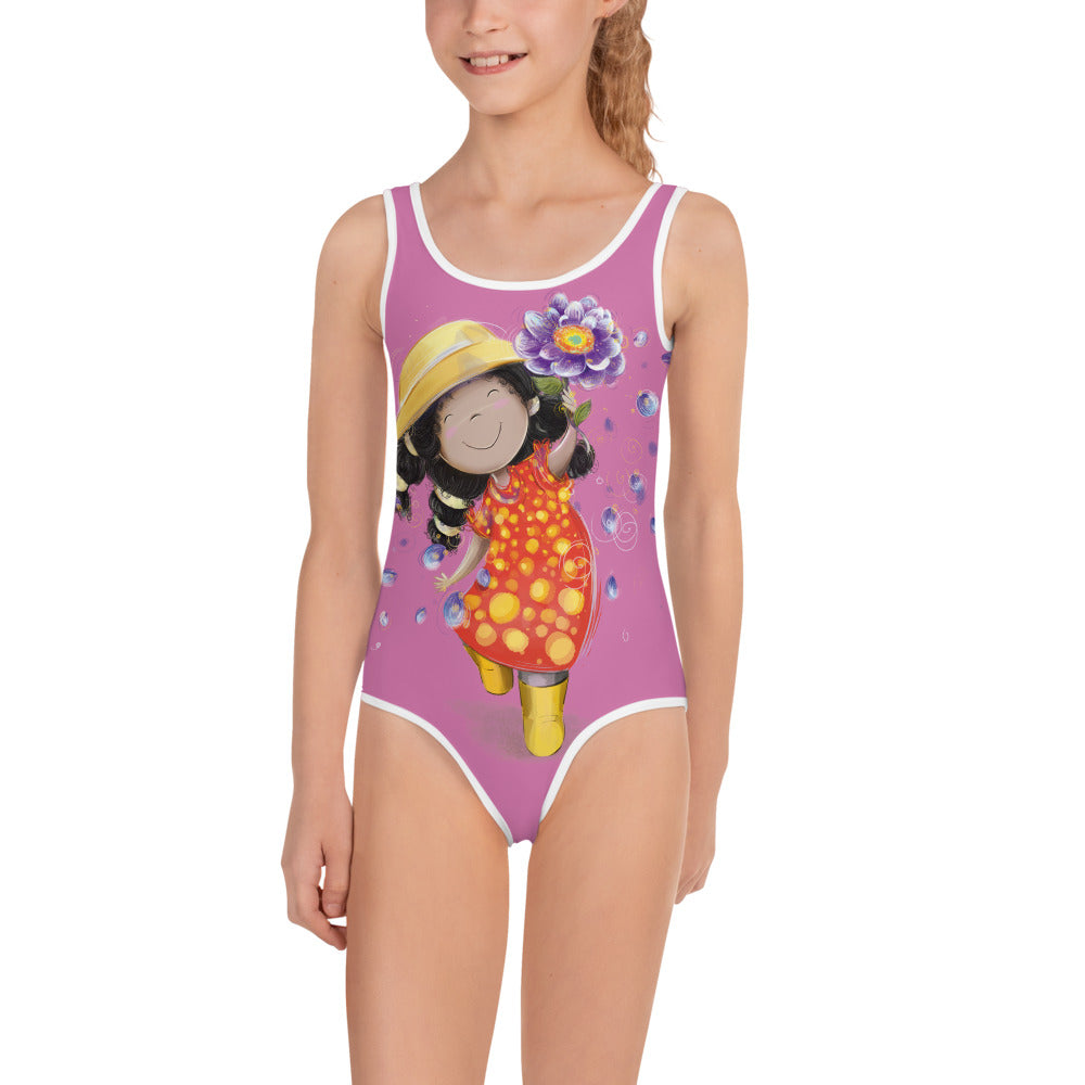 Lavender Kids Swimsuit
