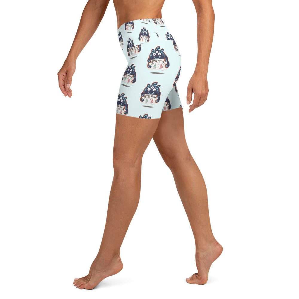 Bedtime Monsters Yoga Shorts