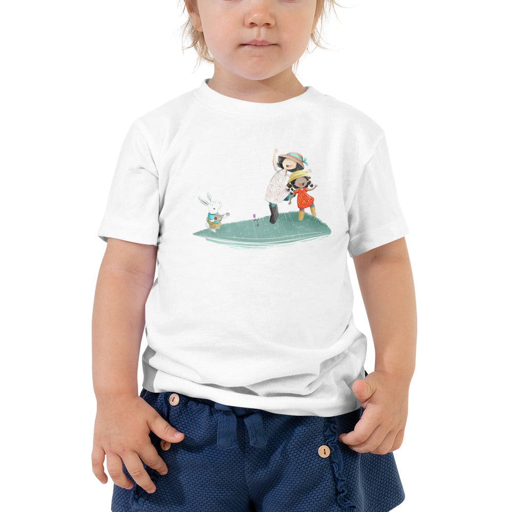 Dancing Around Toddler Short Sleeve Tee