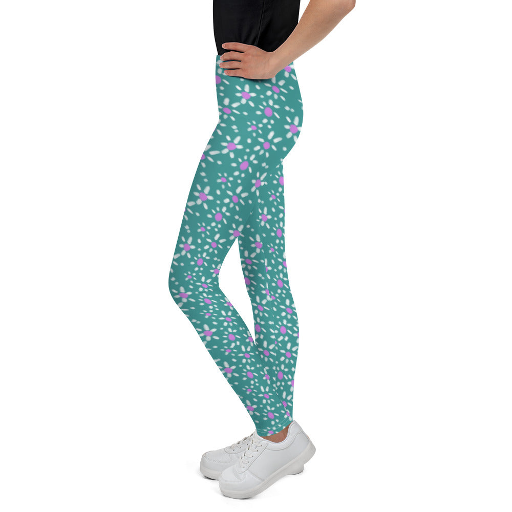 Flores Youth Leggings