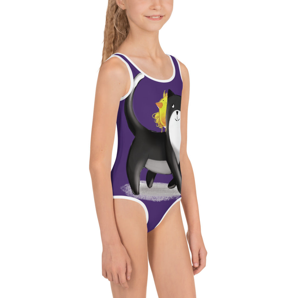 Kitty and Chick Kids Swimsuit