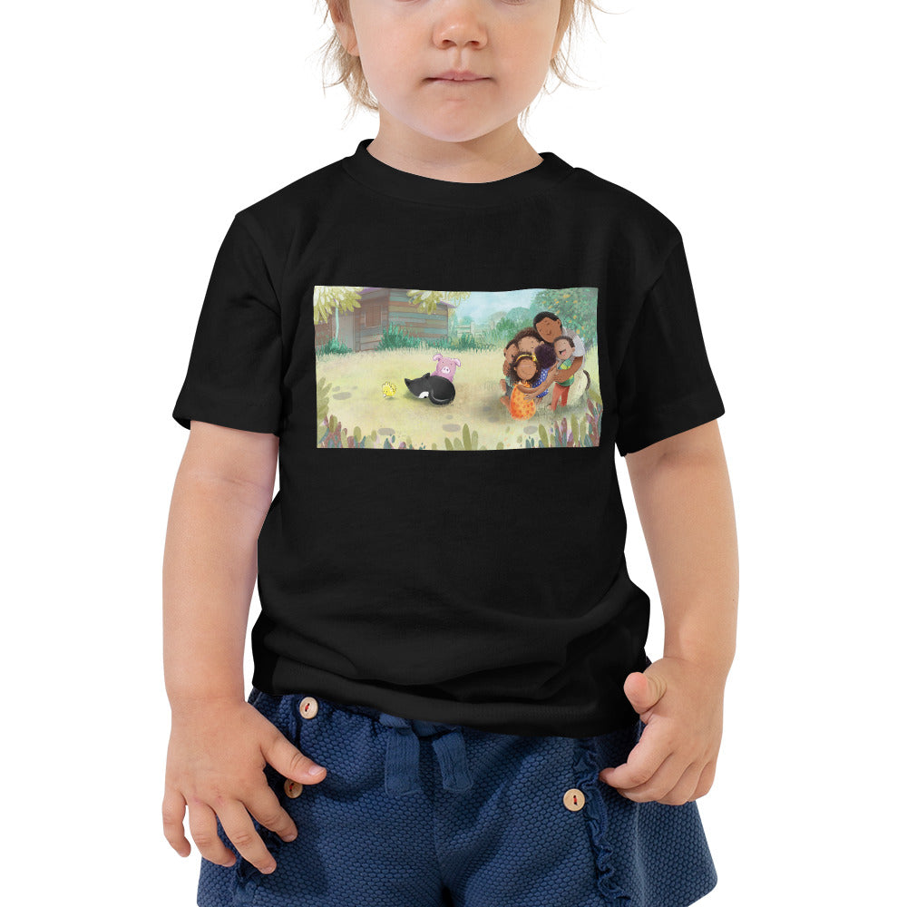 Pequeña María/ Little María Family Hug Toddler Short Sleeve Tee