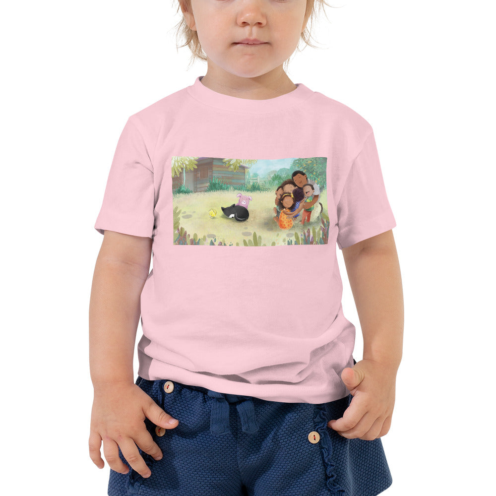 Pequeña María/ Little María Family Hug Toddler Short Sleeve Tee