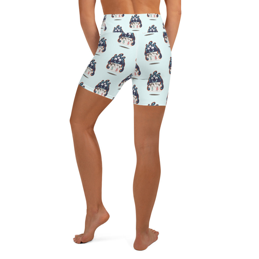 Bedtime Monsters Yoga Shorts