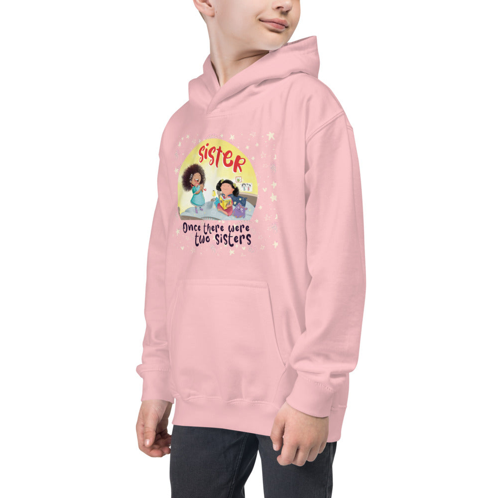 Once There Were two Sisters Kids Hoodie