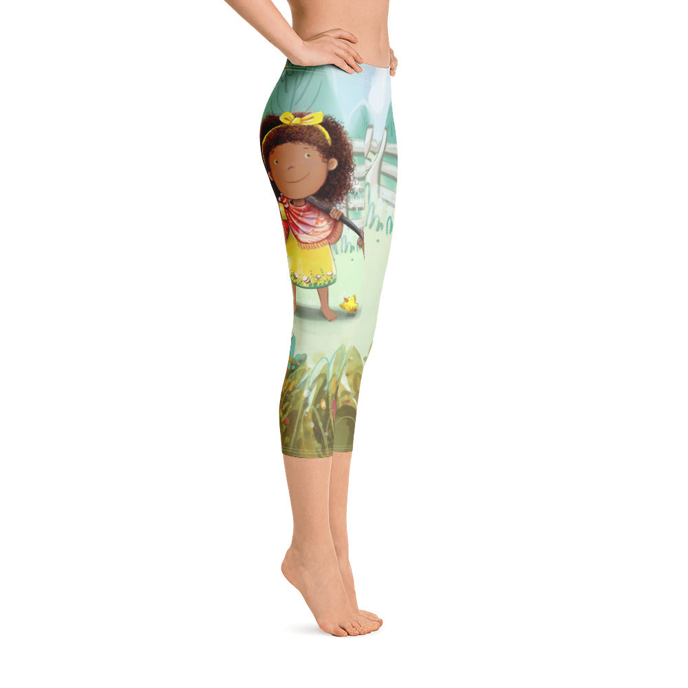 Women's Pequeña María/ Little María Capri Leggings