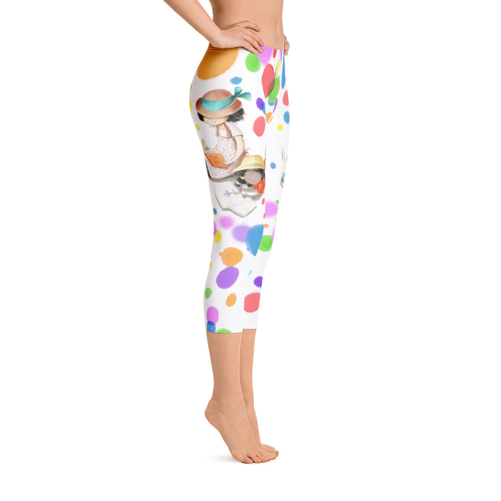 Women's Bubble Capri Leggings