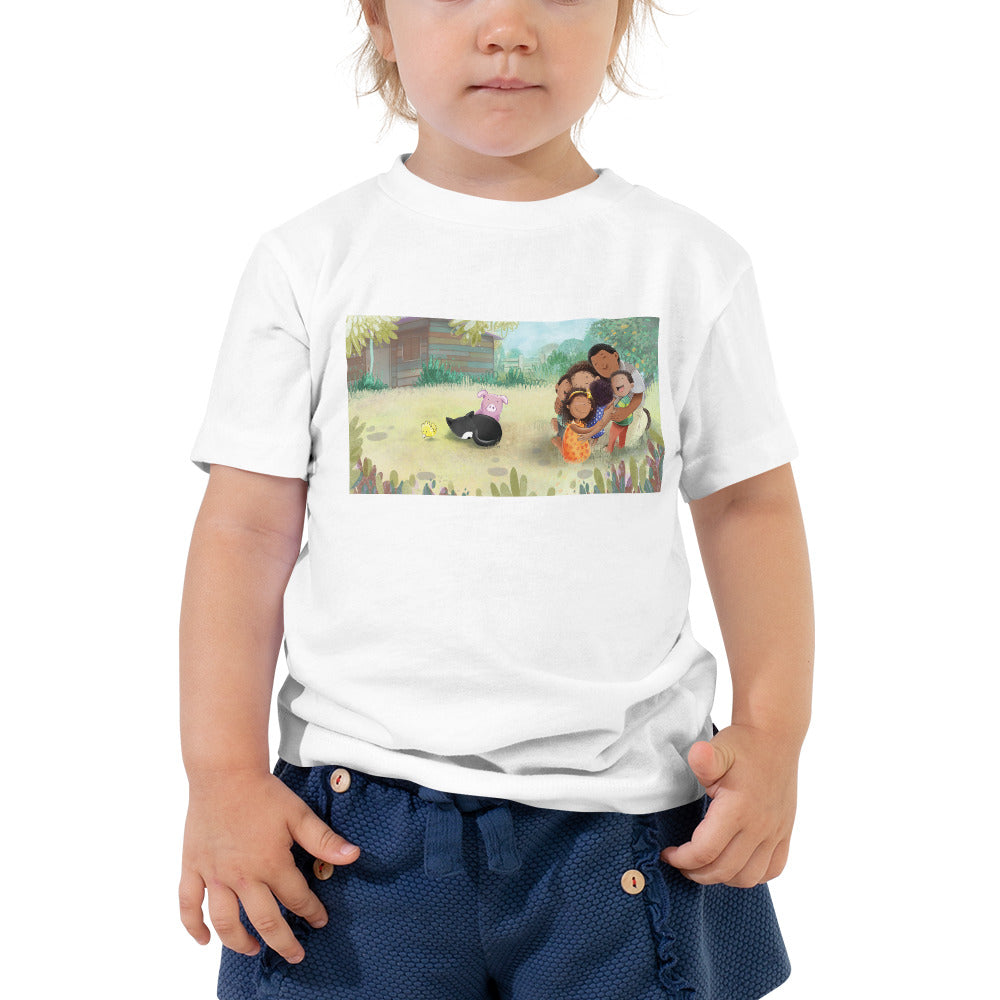 Pequeña María/ Little María Family Hug Toddler Short Sleeve Tee