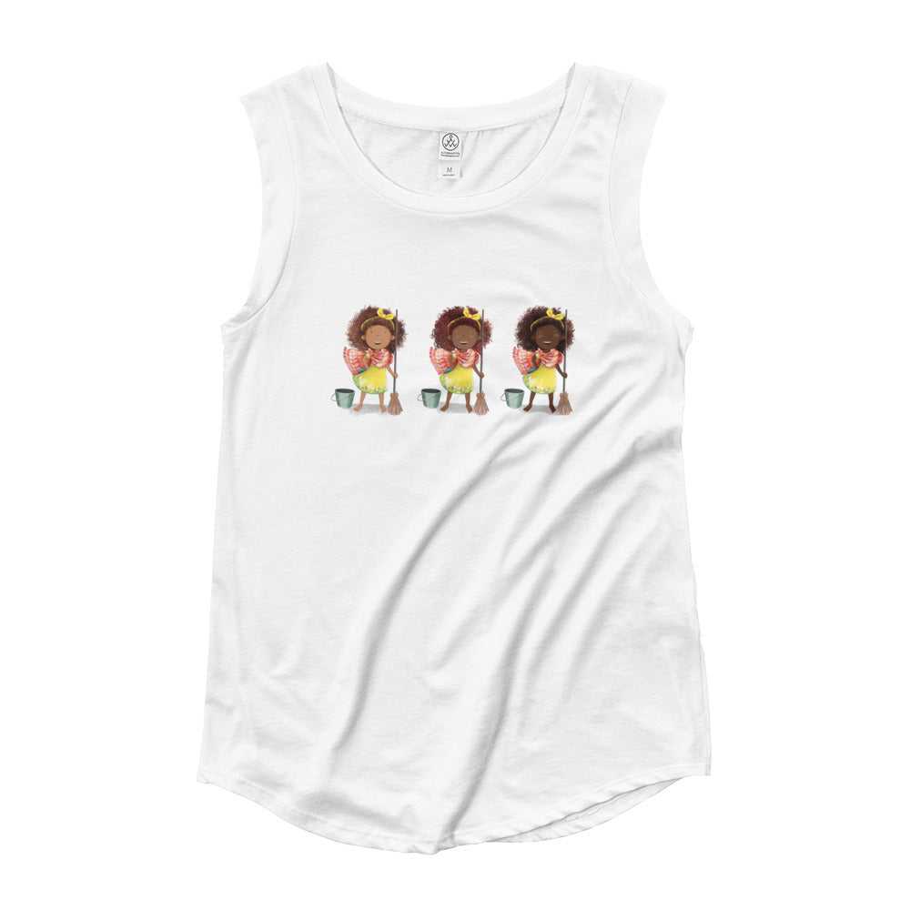 Women's Pequeña María/ Little María Cap Sleeve T-Shirt