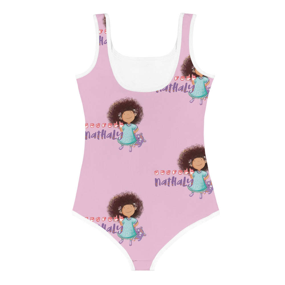 Nathaly the Brave Print Kids Swimsuit