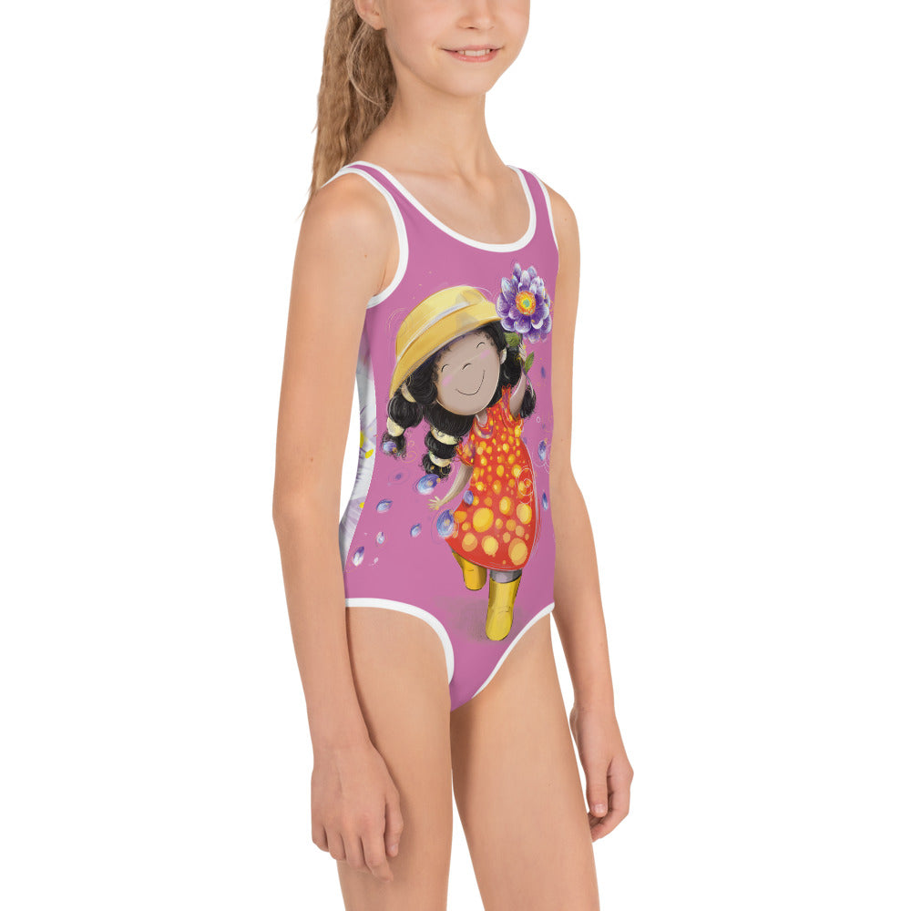 Lavender Kids Swimsuit