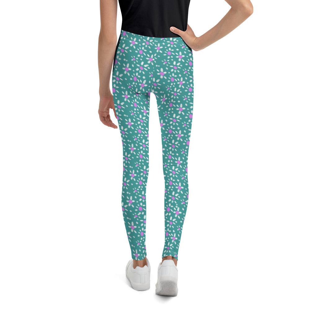 Flores Youth Leggings