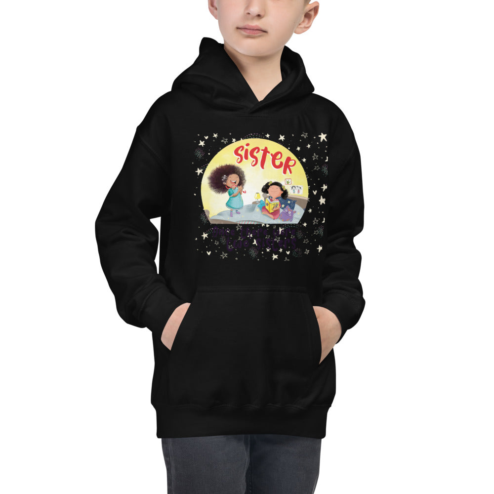 Once There Were two Sisters Kids Hoodie