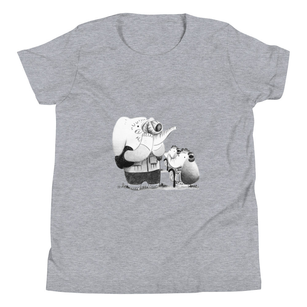 Grandpa Milito  and the Telescope Youth Short Sleeve T-Shirt