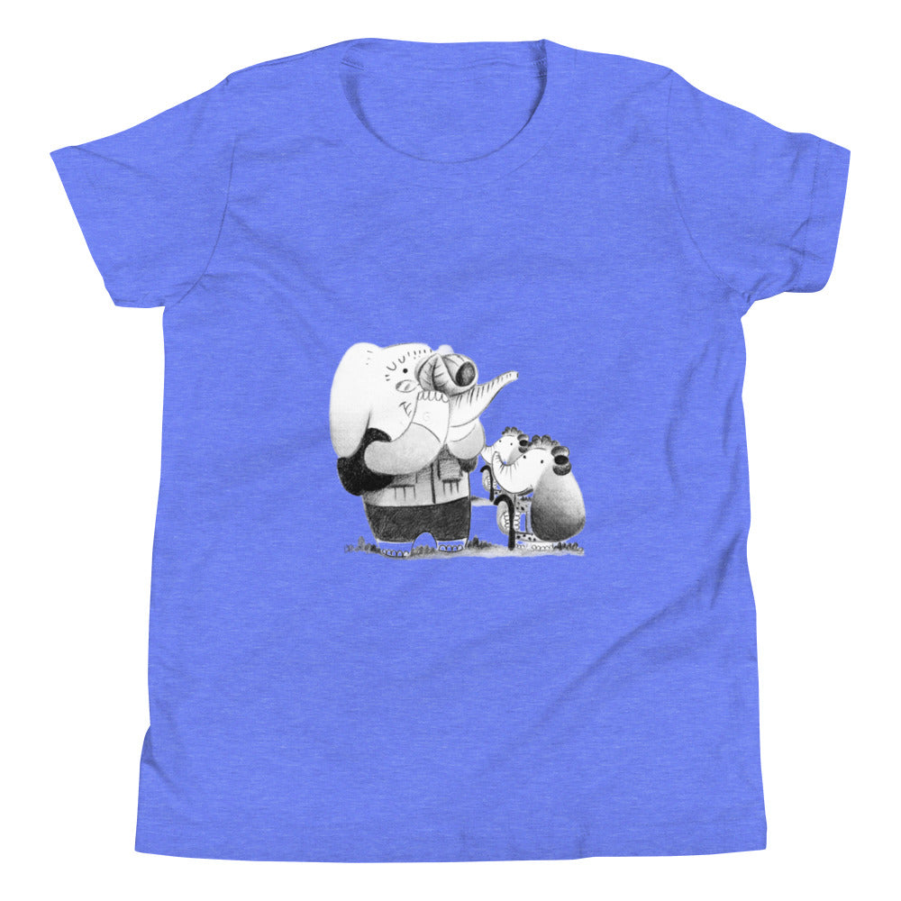 Grandpa Milito  and the Telescope Youth Short Sleeve T-Shirt